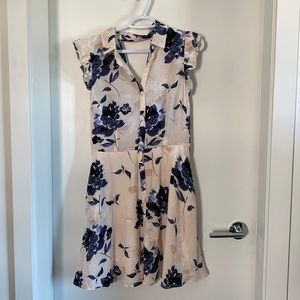 Dex - The Dress Shop - Sleeveless dress, pink and blue floral print